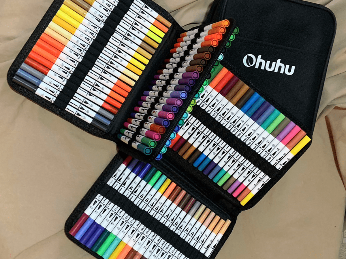 Review of the Ohuhu Water-Based Fineliner Art Marker Set - FeltMagnet