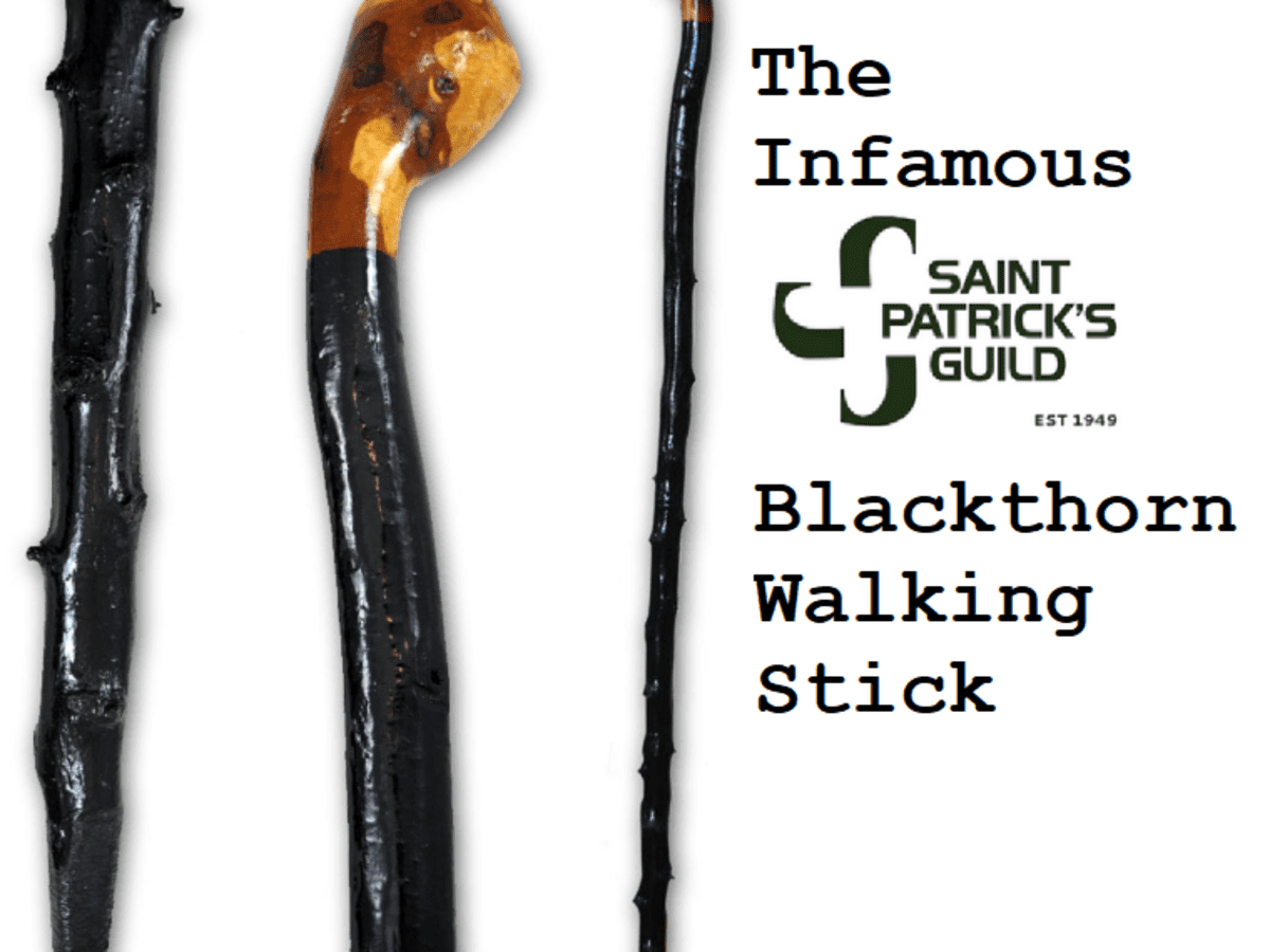 Irish Blackthorn Walking Stick