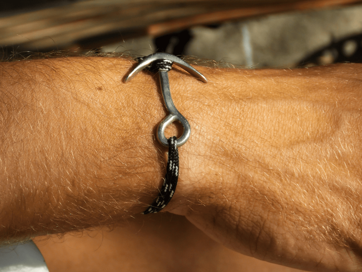Fish hook bracelet