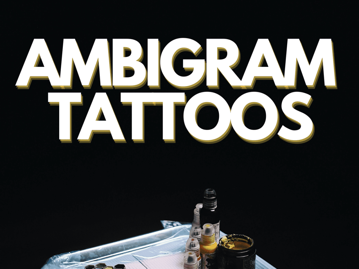 angels and demons ambigram tattoo
