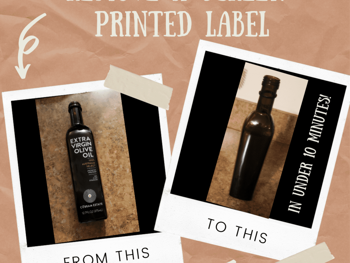 How to Clean Labels from Wine Bottles