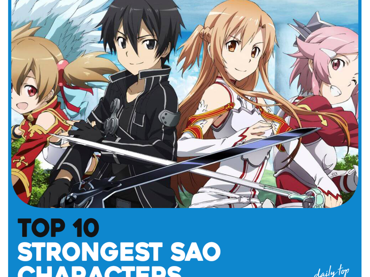 Top 10 Strongest Sword Art Online Characters Reelrundown
