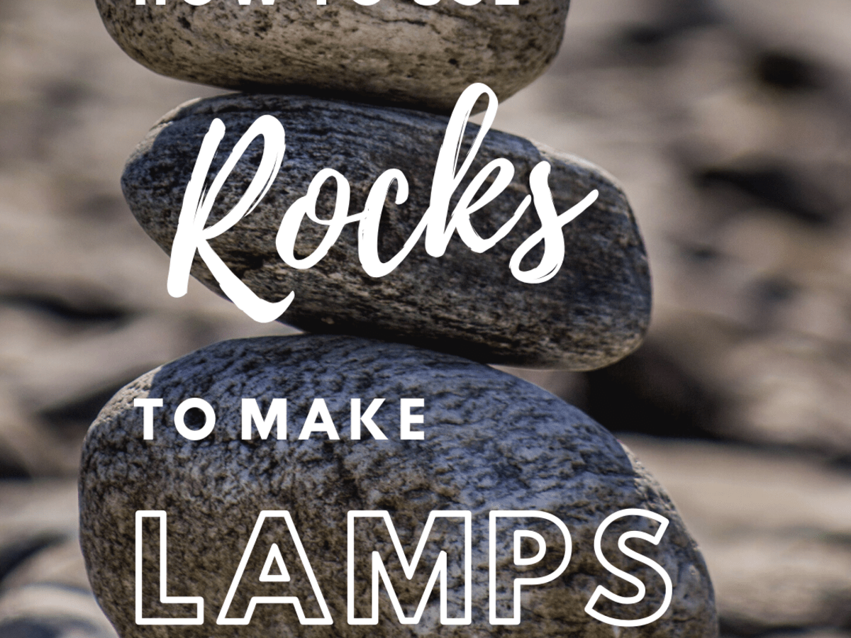 How To Make An Oil Lamp From A Rock Feltmagnet Crafts