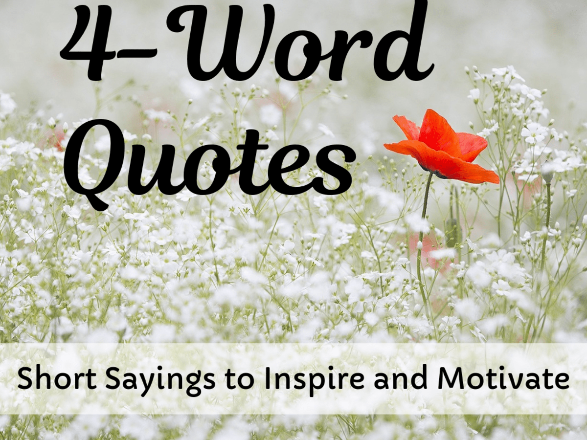 Four Word Inspirational Quotes Holidappy Celebrations Forget them as soon as you can. four word inspirational quotes