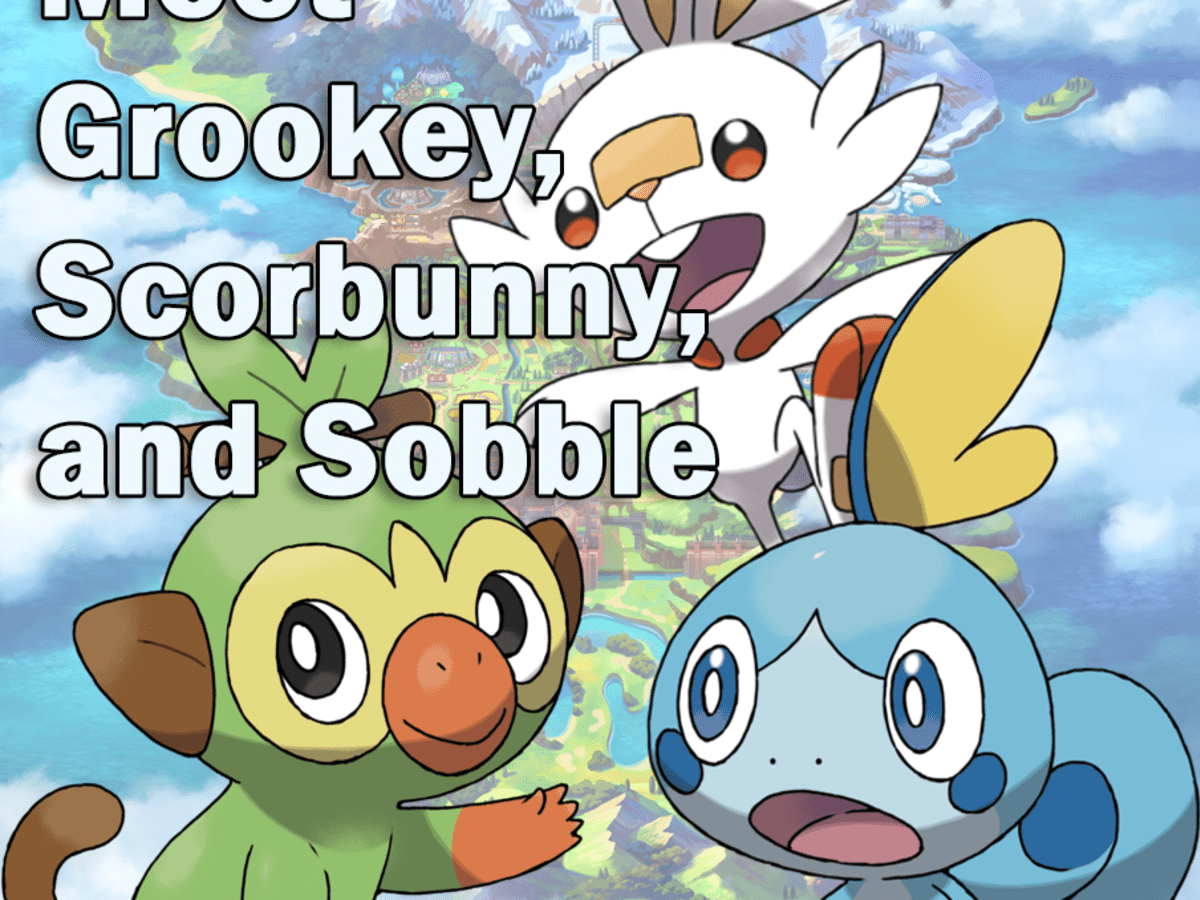 Meet The Pokemon Sword And Shield Starters Grookey Scorbunny And Sobble Hubpages