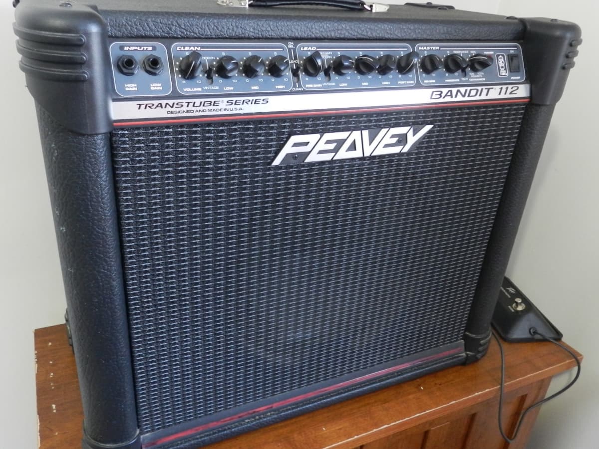 Peavey TransTube Bandit 112 Red Stripe Review - Spinditty