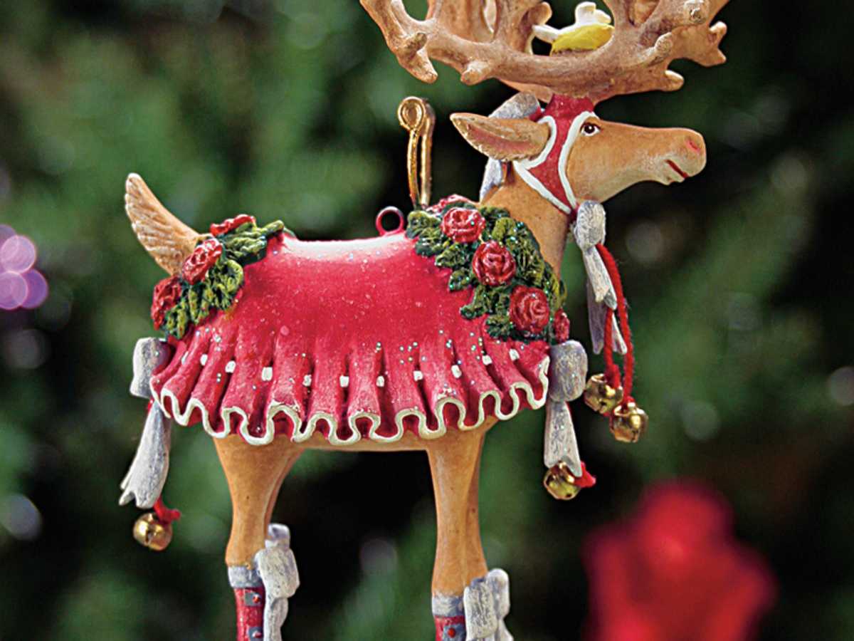 Patience Brewster Reindeer Christmas Ornaments - HubPages