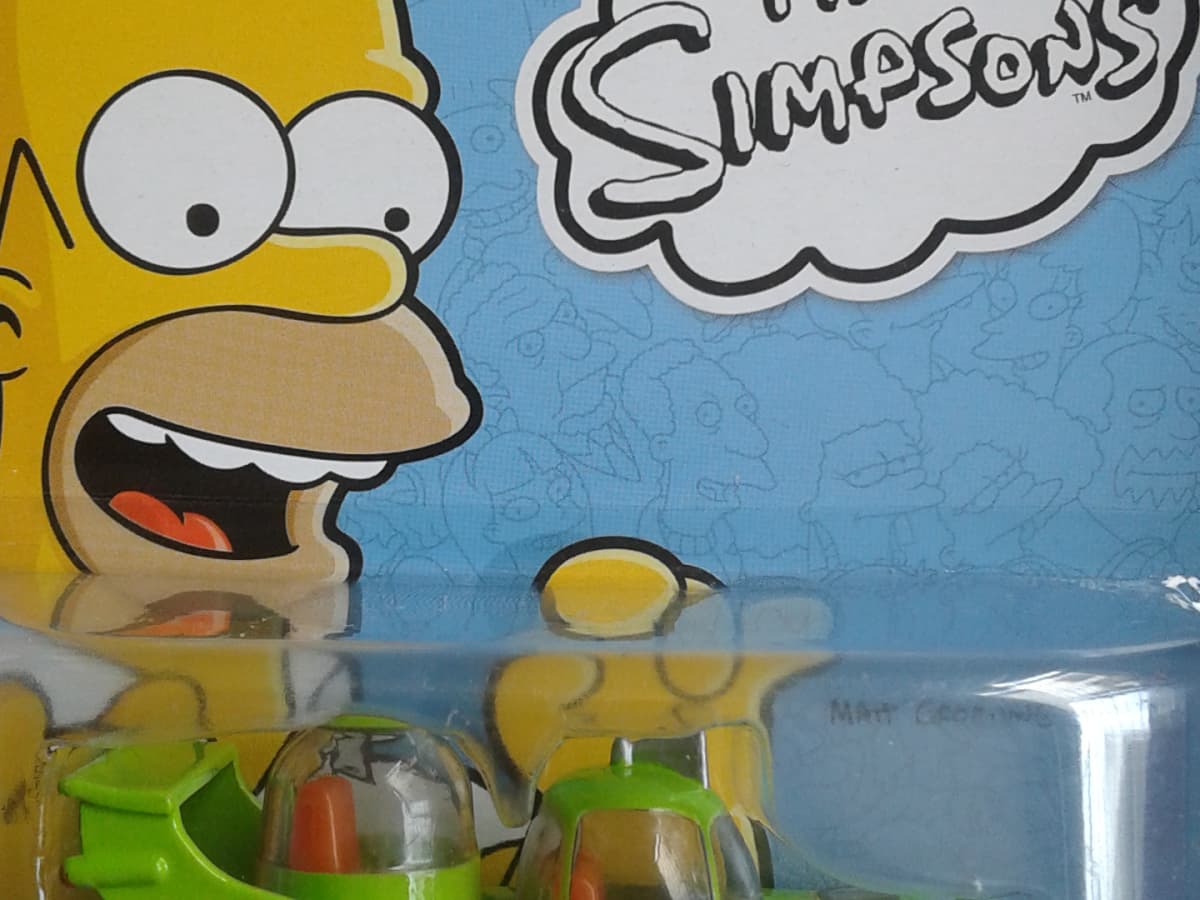 ミニカー HOTWHEELS JOHNNYLIGHTNING the simpsons s-l1200.png
