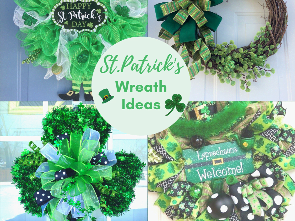 Spring wreath, offers st. Patricks day wreath, welcome wreath, front door decor wreath