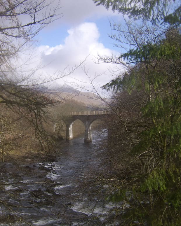 The River Dochart, Viewed from the Clan MacNab Burial Grounds, Killin