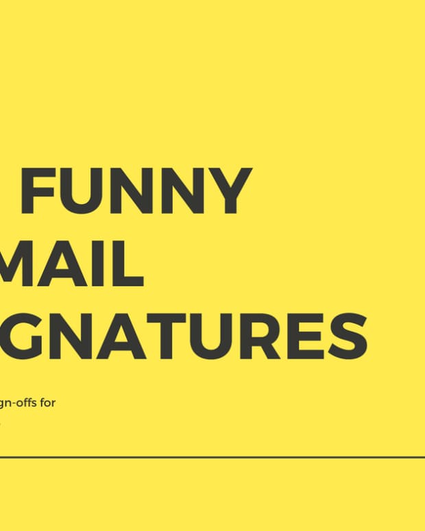 搞笑电子邮件签名