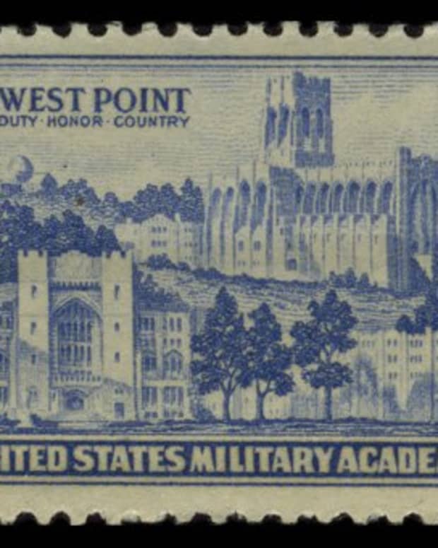 ARMY NAVY Set 1936-37 Postage MAGNET West Point 5 cents