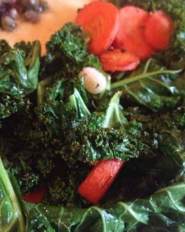 Creamy Kale With Parmesan and Lemon Zest Side Dish Recipe Delishably