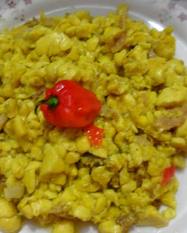 One Pot Meals Jamaican Seasoned Rice Recipe With Ackee Delishably