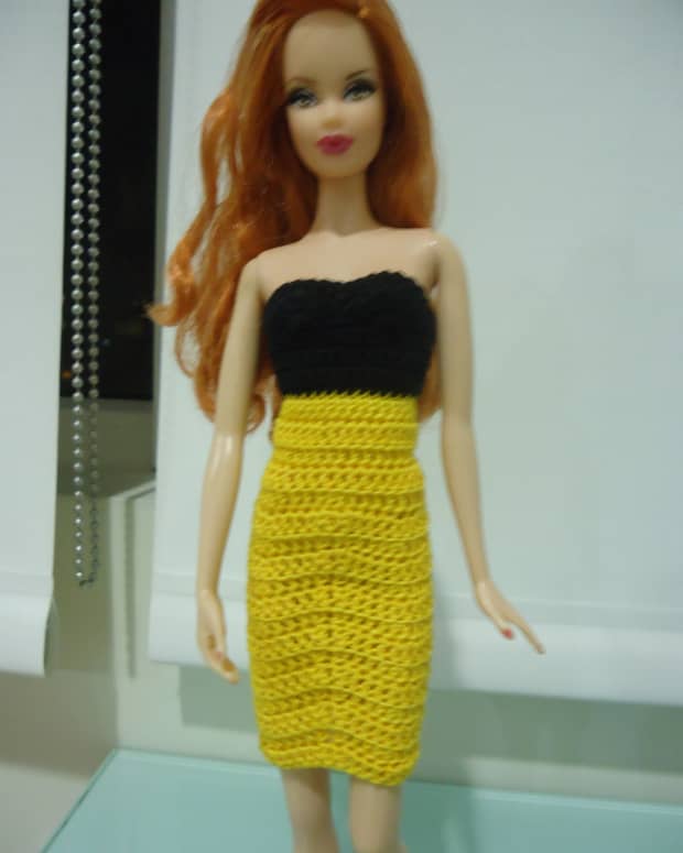 barbie-strapless-pencil-dress-free-crochet-pattern