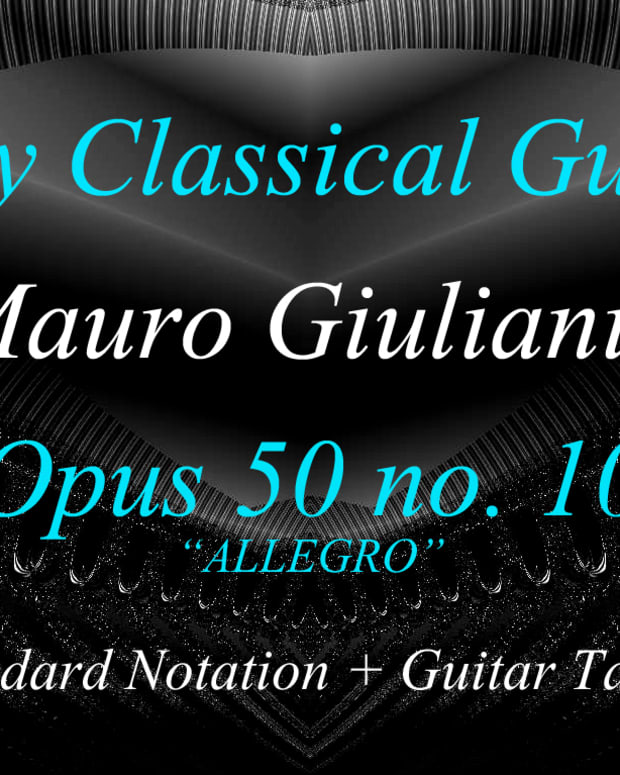 Easy Classical Guitar Etude In A Minor By Giuliani In Guitar Tab