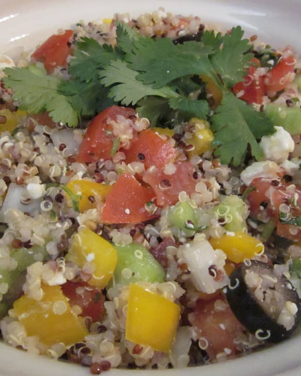 Mexican Quinoa Salad With Queso Fresco and Cilantro - Delishably
