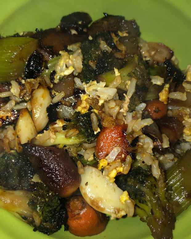 Easy Veggie Fried Rice Without Eggs Delishably