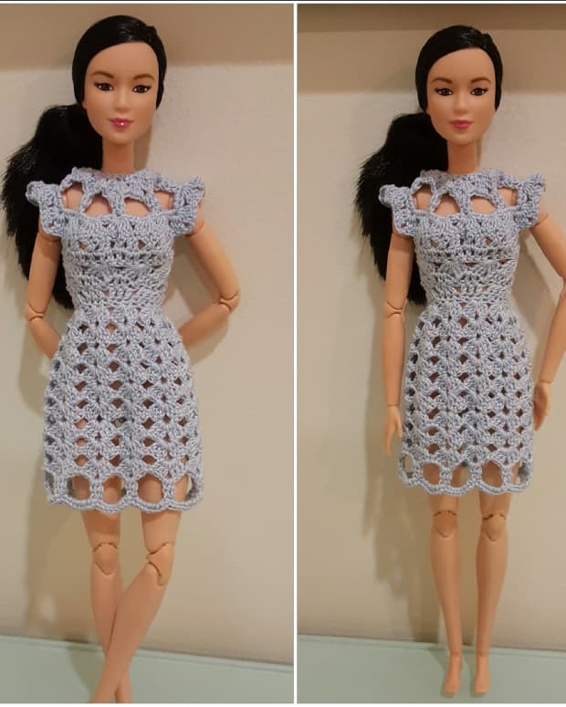 barbie-cut-out-shell-stitch-dress-free-crochet-pattern