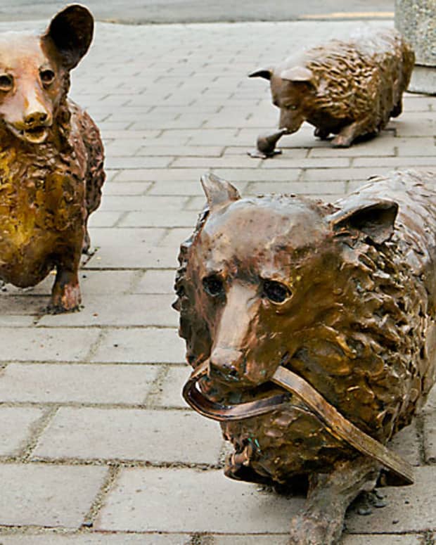 poems-for-may-corgis-in-christchurch-new-zealand-2-poems-facts-about-the-sculptures-more-on-corgis-bronze