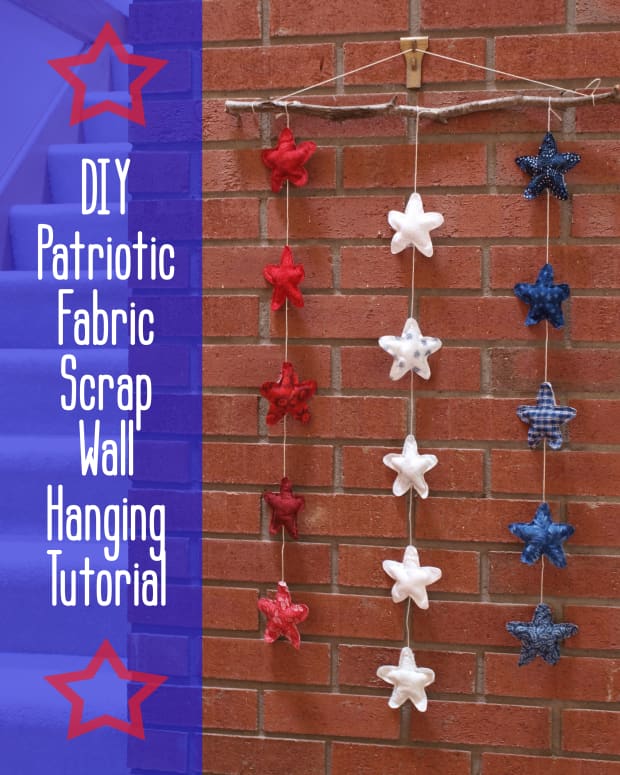 diy-scrap-fabric-craft-rustic-patriotic-star-wall-hanging