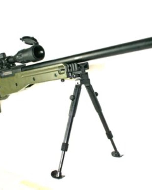 The sad truth is - airsoft sniping is not all it's hyped up to be. It requires training. This L96 Sniper rifle by UTG is heavy - 12 pounds. I own one of these