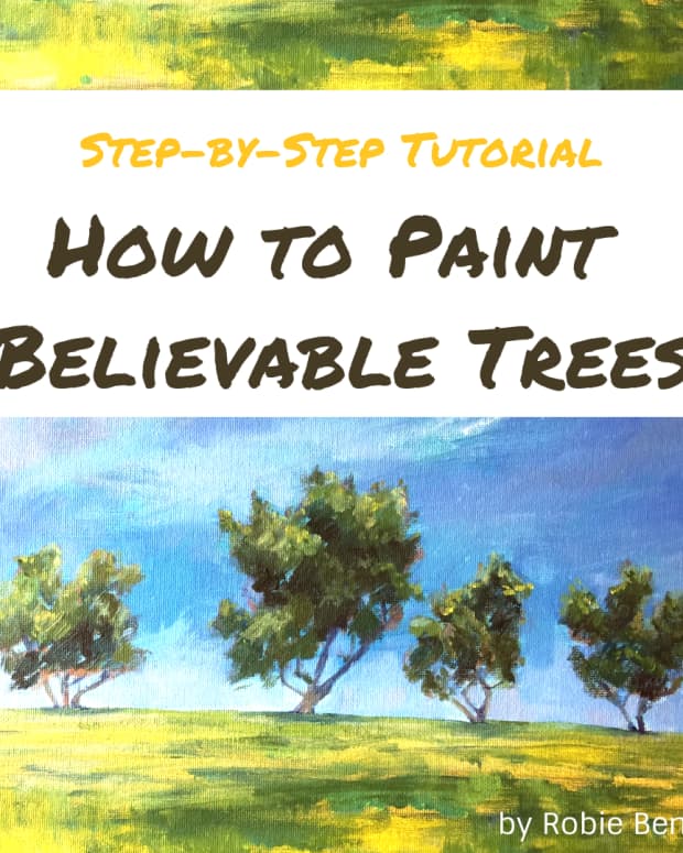 Easy Bread Slice Trick to paint Tree Leaves that Actually works ...