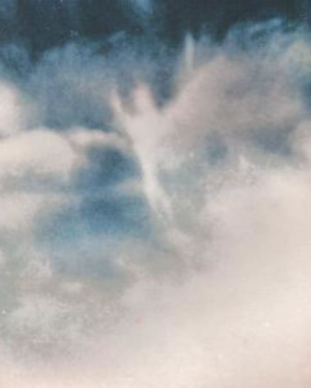 Angel in The Clouds, many have seen this when someone has past or something has happened. 
