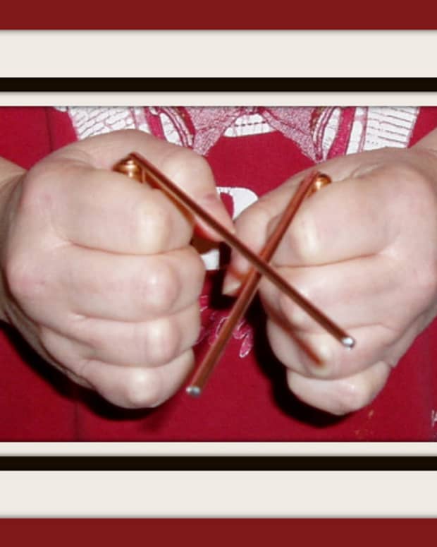 Mini dowsing rods.  Photo by GerberInk.