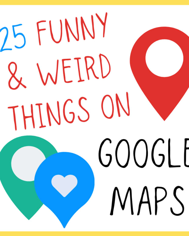 谷歌地图上有趣的事情