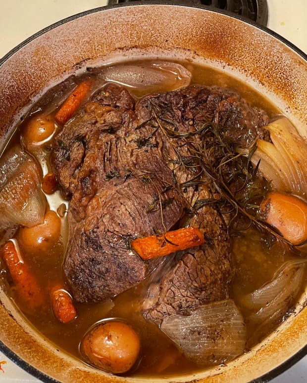 How to Cook Pot Roast in a Cast-Iron Dutch Oven - Delishably