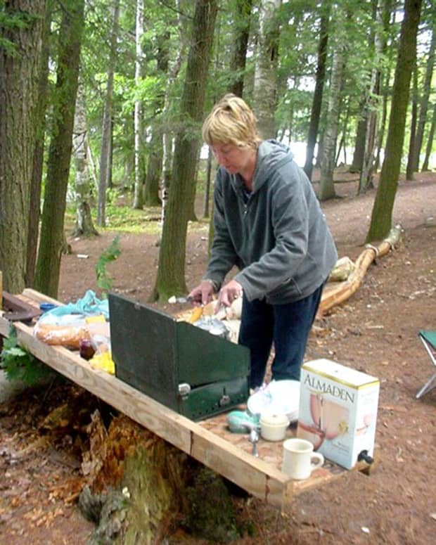 Camp cooking is not real formal