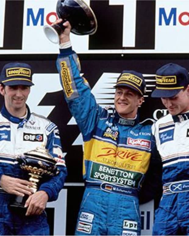 - 1995 -法国- gp -迈克尔-舒马赫- 14 -职业-赢