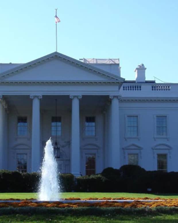 The White House as it appears from the north. Photograph by David Lat.