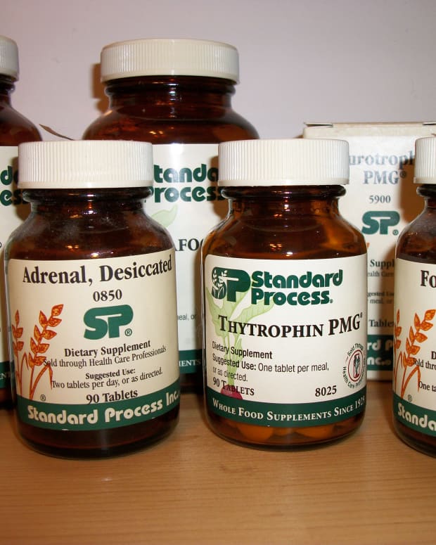 Standard Process Supplements.  Personal photo.