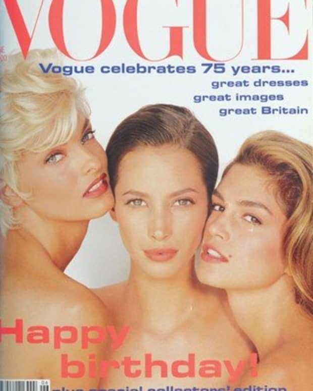 Linda, Christy, and Cindy grace a 1991 cover of "Vogue"