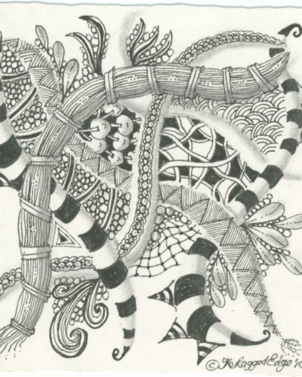 Learn to draw a Zentangle