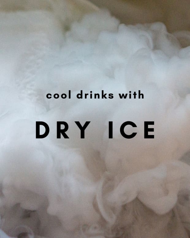 Using Dry Ice in Drinks to Make Smoking, Bubbling Libations - Delishably