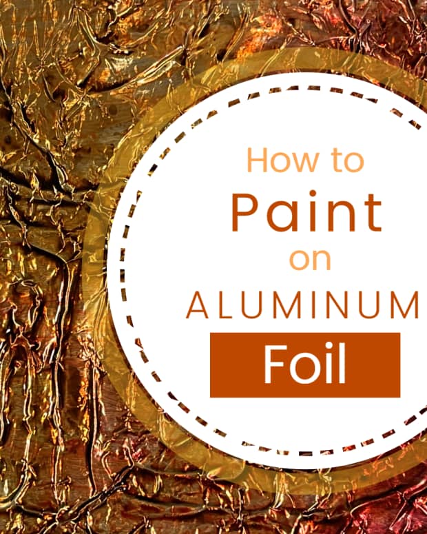 paint-collage-aluminum-foil