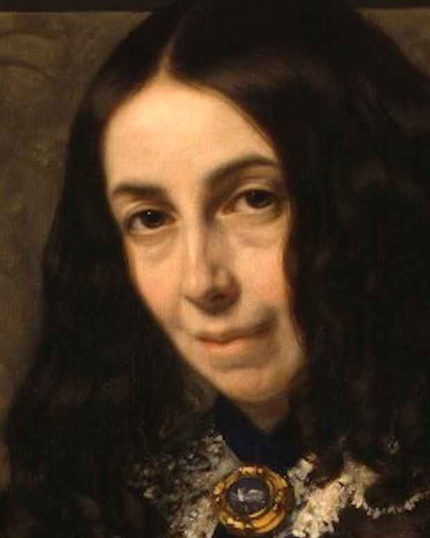 Painting of Elizabeth Barrett Browning