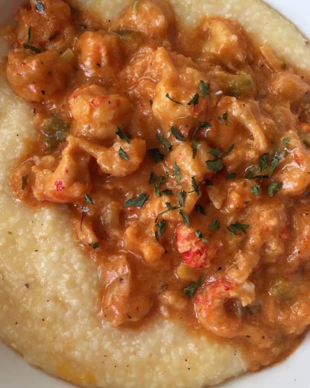 crawfish-with-cheese-grits