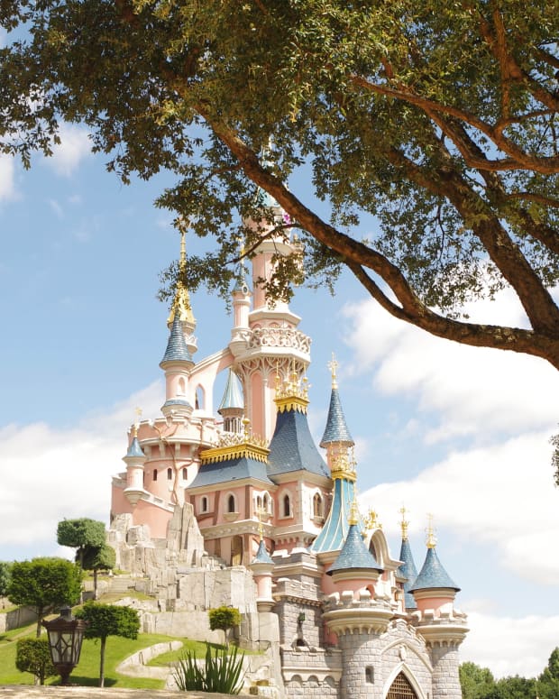 The castle at Disneyland Paris