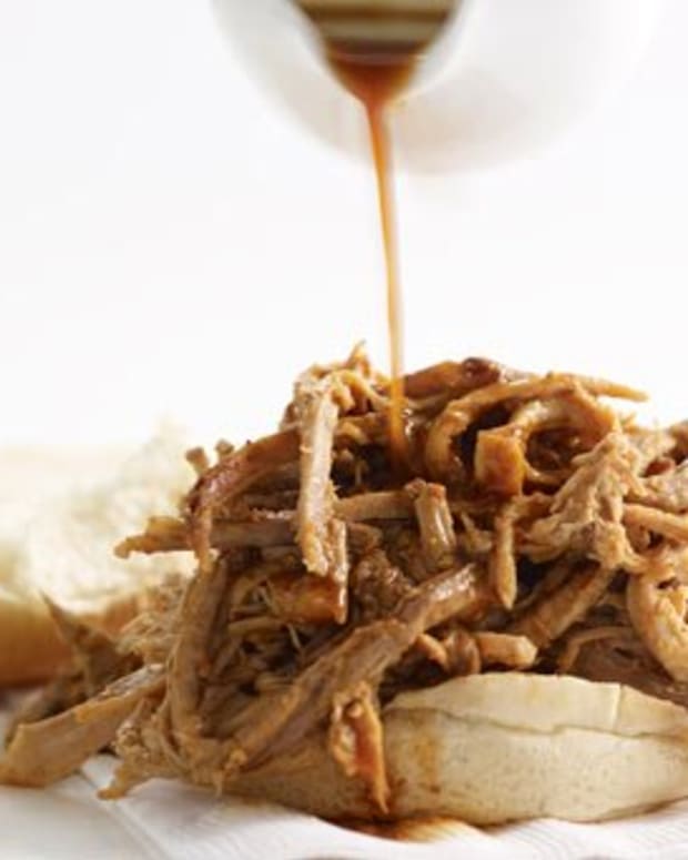 Eastern North Carolina-Style Pulled-Pork Sandwich With BBQ Sauce ...