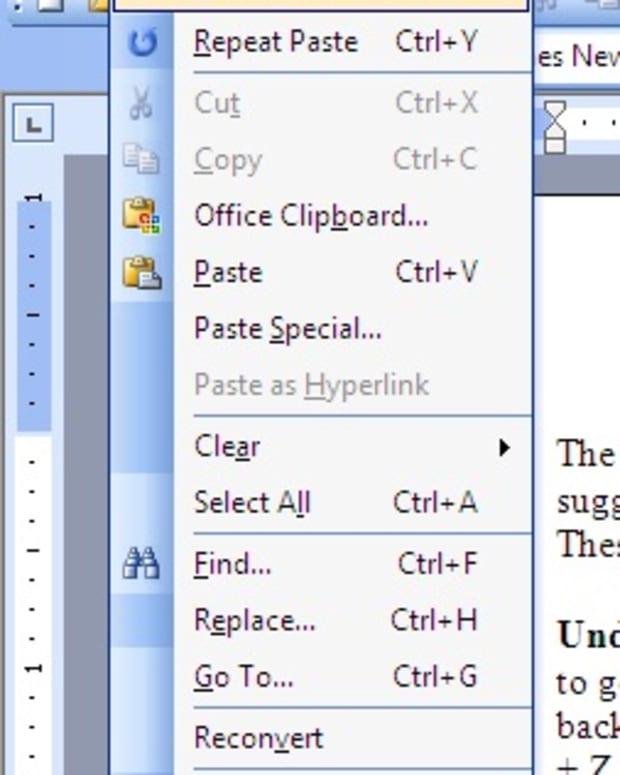 View Menu In Ms Word 03 Turbofuture