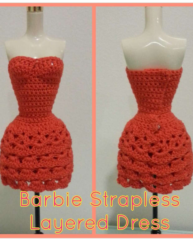 free crochet barbie clothes