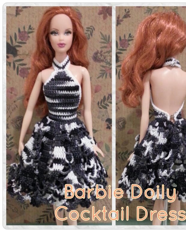 crochet barbie dress pattern