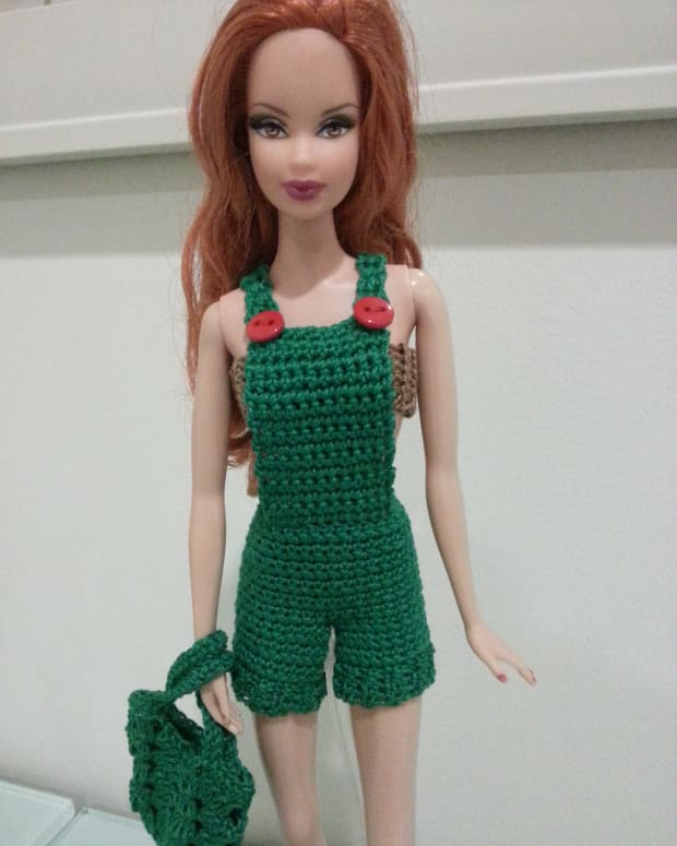 crochet barbie pants