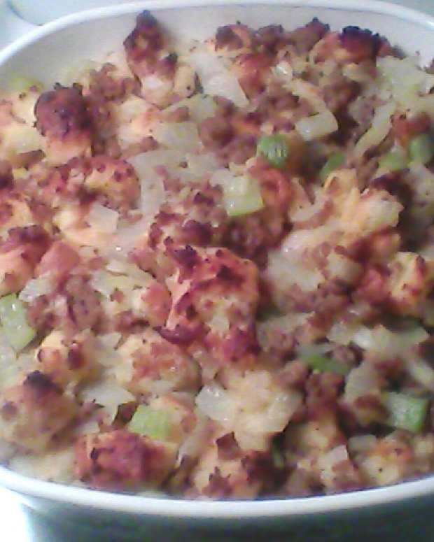 Boudin Sourdough Dressing Delishably Food and Drink