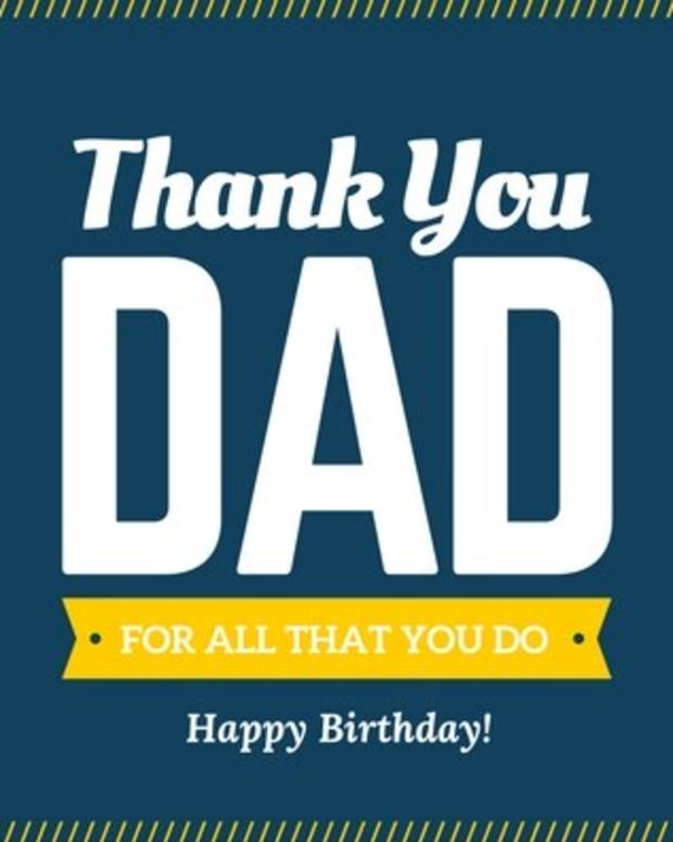 birthday greeting to dad from daughter