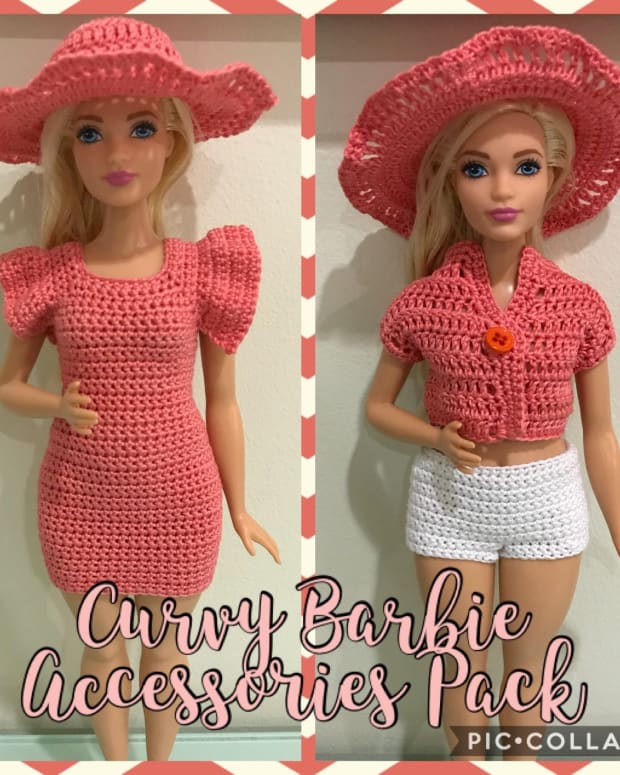 free crochet barbie clothes